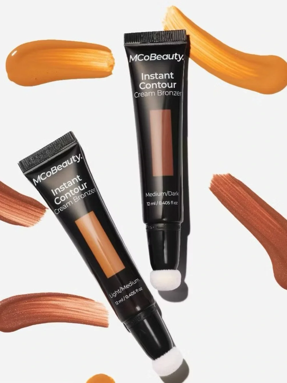 MCoBeauty Instant Contour Cream Bronzer - Medium/Dark, NEW